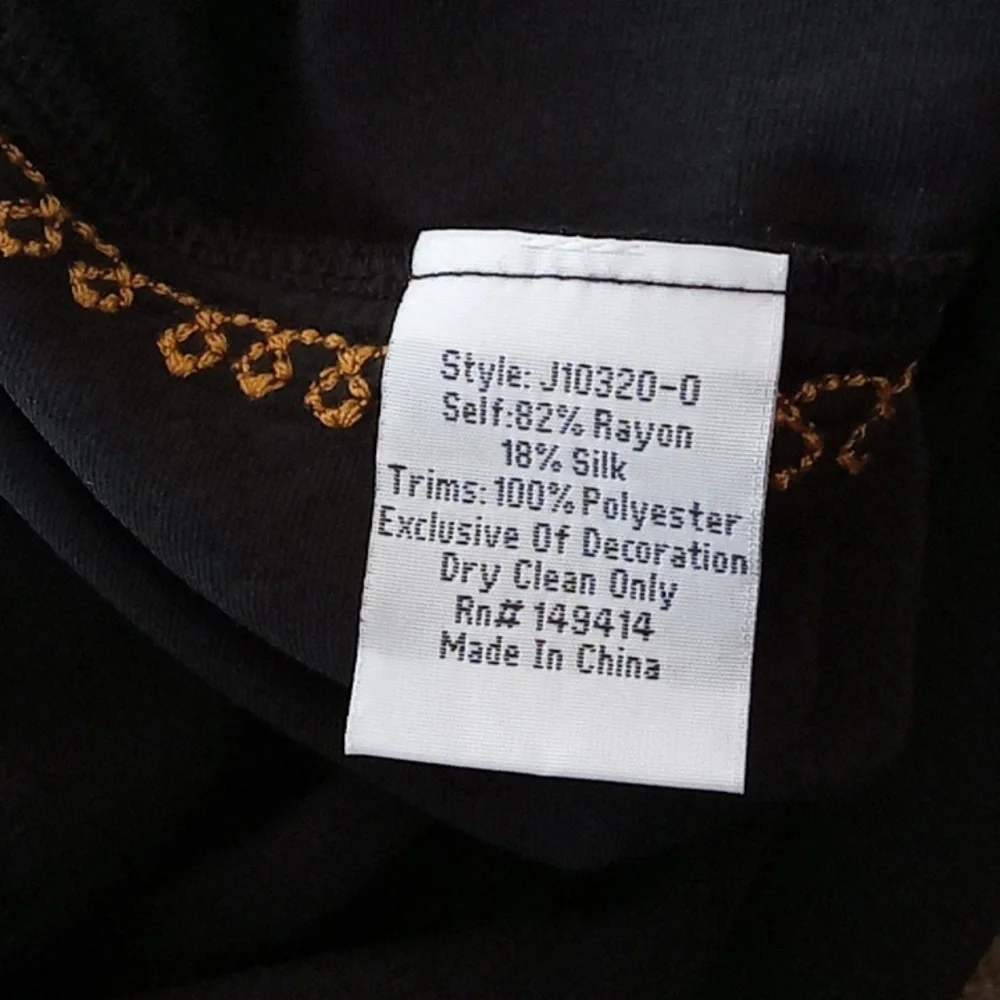 Johnny Was Esther Velvet Flare Sleeve  Peasant Blouse - Picture 11 of 11